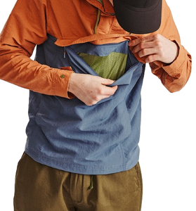 Wholesale Custom Logo Breathable Nylon <b>Pullover</b> Windbreaker <b>Jacket</b> Hooded Thin Street Wear With Long Length <b>Pullover</b> <b>Rain</b> <b>Jacket</b> - Product Image 5