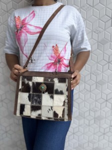 Nouveau sac bandoulière de luxe en cuir de vachette, sac à main élégant en cuir véritable, sac bohème multi-usages pour femme - Product Image 4