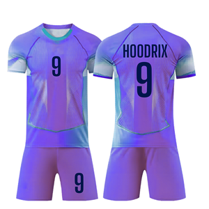 Conjunto de Uniforme de Fútbol Personalizado de Alta Calidad, Camiseta de Fútbol Sublimada de Poliéster de Secado Rápido y Transpirable, Ropa Deportiva para Equipos, Venta al Por Mayor OEM - Product Image 2