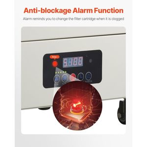 Estrattore di Fumi di Saldatura 459 M3/h con Motore Brushless da 280W, Filtri a 4 Stadi e Collettore di Polveri a 10 Velocità - Product Image 5