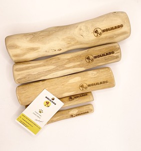 Vente en gros de jouets à mâcher pour chiens en bois de café naturel bon prix échantillon gratuit de corde en caoutchouc osseux dents propres Contact Sara + 84 797 415 298 - Product Image 3