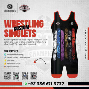 Nouveauté : Maillots de lutte sublimés de qualité supérieure pour la musculation – Tenues de sport sublimées - Product Image 6