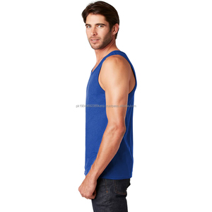 Débardeur pour homme, nouveau design personnalisé 2025, tissu en coton, sans manches, veste de sport, vente en gros, musculation, entraînement, vêtements de fitness - Product Image 1