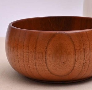 Ensaladera de Madera Maciza para Uso en la Cocina o para Exhibir Frutas y Servir Bocadillos - Product Image 5