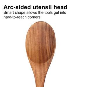 Juego de Cucharas de Madera de la Mejor Calidad, Utensilios de Cocina Hechos a Mano, Cucharas Ecológicas para Cocinar a Precio de Exportación al por Mayor - Product Image 5