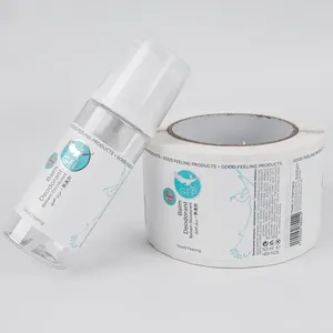 Rouleaux d'autocollants BOPP imperméables imprimés sur mesure pour les étiquettes d'emballage de flacons de parfum - Product Image 4