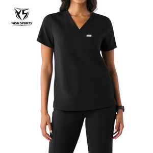 เสื้อแจ็คเก็ตผ้าทวิลคอตตอนสำหรับผู้หญิงและผู้ชาย สวมใส่สบาย มีซิป เหมาะสำหรับบุคลากรทางการแพทย์และพยาบาล - Product Image 1