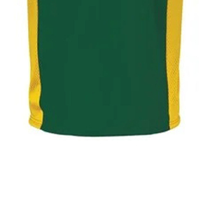 Camiseta de Baloncesto sin Mangas Verde y Amarilla, Transpirable, de Malla, con Patrón Sólido, Ligera, para Equipos Deportivos - Product Image 4