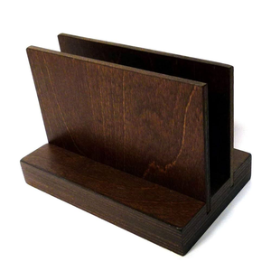 Wood Business Card Display Stand Business Card Holder <b>Creative</b> Business Card Display Holder Attractive Design - Product Image 6