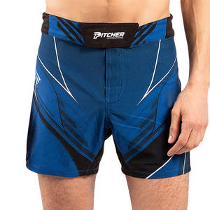 Pantalones Cortos Deportivos para Hombre, para Entrenamiento de MMA, Flexibles, Ligeros, de Secado Rápido, Duraderos y Cómodos para Artes Marciales y Entrenamientos de Grappling - Product Image 1