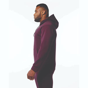 Ensemble de survêtement décontracté pour hommes en polaire respirante, idéal pour la course, le fitness et la gym, avec sweat à capuche et pantalon de sport – Vente en gros - Product Image 4