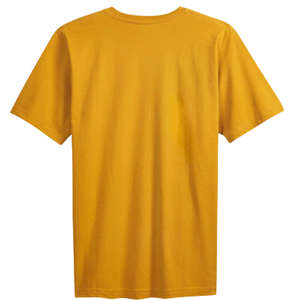 เสื้อยืดผู้ชายไซส์ใหญ่ สีมัสตาร์ด ผ้าฝ้ายพรีเมียม คอกลม แขนสั้น สไตล์ลำลอง โอเวอร์ไซส์ ทนทาน ใส่ได้ทุกวัน สตรีทแวร์ - Product Image 2