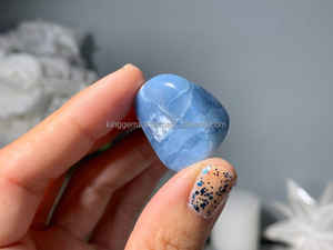 Owyhee naturel bleu opale dégringolée pierre gemme cristal poli pierre de poche pour la décoration intérieure Feng Shui sculpté pierre précieuse en vrac pour - Product Image 4