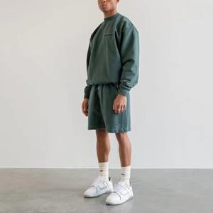 Conjunto de Sudadera con Capucha y Pantalones Deportivos para Hombre, Estilo Urbano, de Alta Calidad, con Cierre, Talla Grande, con Parches Bordados - Product Image 3