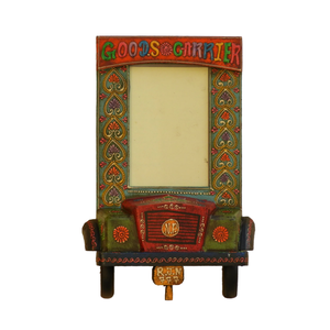 Làm bằng tay khung ảnh bằng gỗ sáng tạo xe tải treo tường khung hình trang trí nội thất Tặng quà với thiết kế vẽ tay - Product Image 1