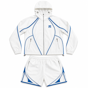 Conjuntos de Shorts Personalizados para Mujer, Traje Deportivo Cortavientos, Ligero, Transpirable, de Secado Rápido, Ecológico, Cintura Elástica, Chaquetas Vintage para Hombre - Product Image 2