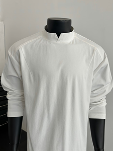 T-shirt à manches longues pour homme, col rond, coupe ample, imprimé personnalisé 2024, coton respirant et écologique, style vintage - Product Image 6