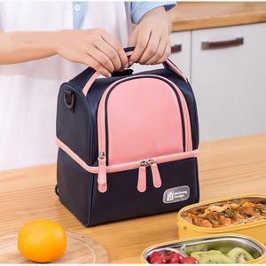 Double Layer Insulated Lunch <b>Backpack</b> with Thermal <b>Cooler</b> Compartments for Office Professionals and School - Product Image 6