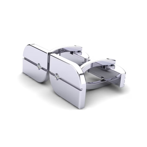 9K Gold Luxury Mens <b>Cufflinks</b> Fine Jewelry Classic Design for Wedding Groom Business Professional and Formal <b>Shirt</b> - Product Image 2