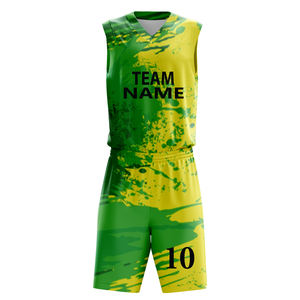 Ensemble d'uniformes de basketball personnalisés pour femmes et hommes, vêtements de sport de basketball vierges, maillot de basketball réversible par sublimation - Product Image 4
