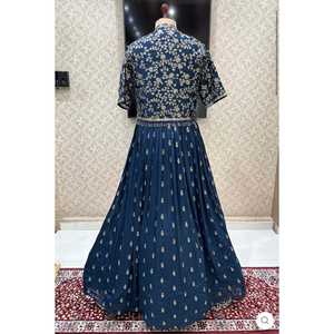 Robes de bal brodées de créateur-Robe de soirée-Ensemble veste - Product Image 4