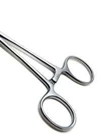 Pinces à éponges manuelles réutilisables en acier inoxydable, instrument chirurgical droit - Product Image 5