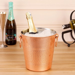Decorative Metal Ice Bucket Luxury Tabletop Beverage Cooler - Product Image 6