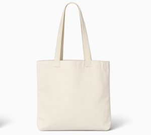Bolsa de lona personalizada con impresión de logotipo Bolsa de compras de algodón reciclado natural Bolsa de algodón con mango ecológico - Product Image 1