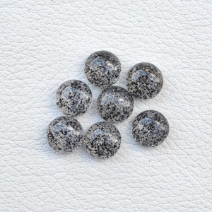 Cabochons ronds à dos plat en pierre de soleil noire naturelle 4mm 6mm 8mm 10mm – Vente en gros de pierres précieuses en vrac – Fournisseur vérifié – Fabricant sur mesure - Product Image 4