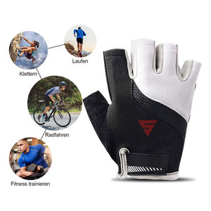 Guantes de Ciclismo Hechos de Tela Elástica, Cuero Sintético, Antideslizantes, Resistentes al Desgaste y con Pantalla Táctil para una Operación Conveniente - Product Image 3
