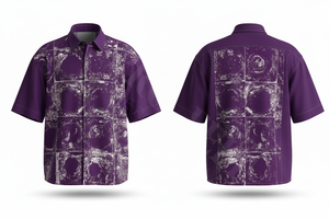 Camisa de Vestir de Manga Corta con Diseño de Patrón Abstracto, Personalizada, de Alta Calidad, para Negocios de Ropa de Trabajo, Venta al por Mayor, Moda Urbana - Product Image 6