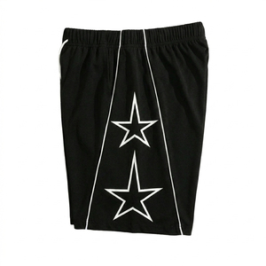 2026 Hotselling High Quality Custom 100% Cotton Vintage Solid Color Breathable Double <b>Layer</b> Mesh Shorts for Men - Product Image 2