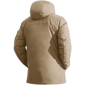 Chaqueta acolchada personalizada para hombre con paneles térmicos aislantes, tela resistente al viento y soporte completo de fábrica OEM/ODM - Product Image 2