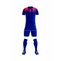 Vente en gros d'usine : Kits de football pour clubs, Maillots de football par sublimation 100% Polyester, Tenues de football respirantes et antibactériennes Plus
