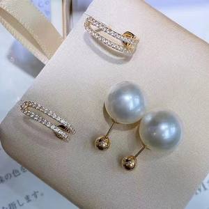 Pendientes de Aro Finos con Perlas de Agua Dulce Naturales de Zhuji de 10-11 mm de Edison Jewelry, Accesorio Multiusos para Mujer - Product Image 4