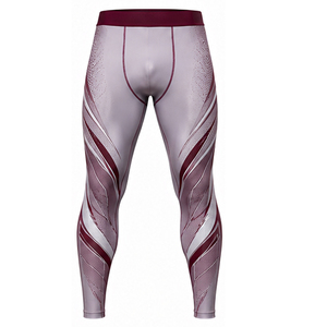 Legging de compression pour hommes, personnalisé, pour la gym, la course et le fitness, anti-humidité, extensible, athlétique, fabricant en gros - Product Image 1