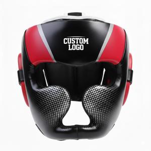 Protector de Cabeza de Boxeo de Cuero PU de Marca Privada con Logotipo Personalizado - Product Image 2