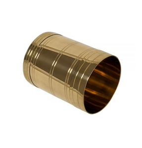 Tasse à mesurer ronde antique en laiton, faite à la main, dorée et polie, ustensile de cuisine domestique, tasse à mesurer le riz - Product Image 6