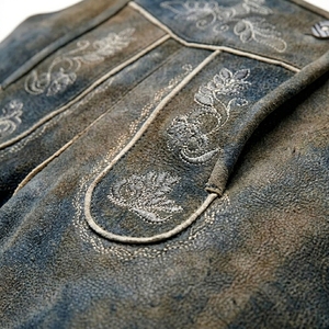 Pantalones Cortos de Cuero Bávaro para Hombre, Personalizados al por Mayor, Lederhosen Tradicionales Alemanes con Bordado para el Oktoberfest y Festivales Culturales - Product Image 6