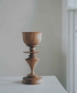 Portavelas de Madera Natural Ecológico para Decoración del Hogar, Estilo Clásico Vintage con Acabado Pulido para Decoración Interior de Ramadán - Product Image 6