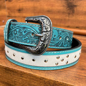 Fabricante de alta calidad al por mayor, cinturón de cuero de vaca mecanizado a mano para hombres y mujeres, cinturón de cuero de vaca genuino con hebilla - Product Image 2