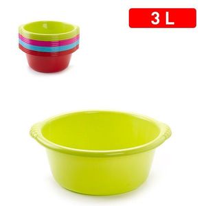 Barreno Redondo 3L Seau en plastique rond durable et coloré - Product Image 1