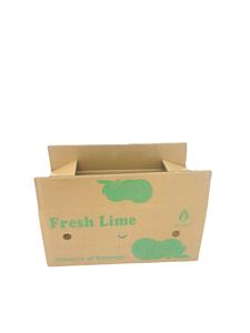OEM Eco-Friendly <b>Packaging</b> 3mm Rigid Paperboard Boxes Fresh Lime Color UV Offset Matte Lamination Recycled <b>Materials</b> Vegetables - Product Image 2