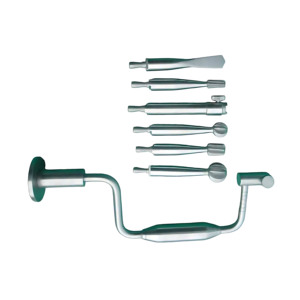 Kit de Cirugía Ortopédica Veterinaria para Traumatismos, 7 Piezas, Taladro Manual Hudson, Instrumentos de Acero Inoxidable, CE ISO OEM, Mejor Proveedor Mayorista - Product Image 1