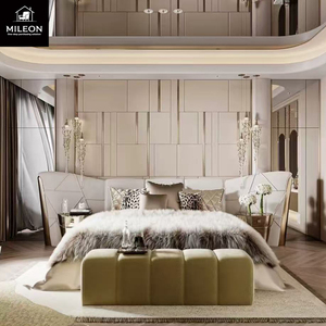 High <strong>End</strong> Master Bedroom Furniture Contemporary Double Leather <strong>Bed</strong> Upholstered Headboard <strong>Bed</strong> Sets Luxury king Size Soft <strong>Bed</strong> - Product Image 3