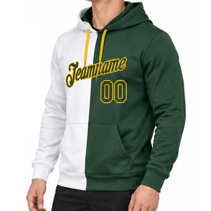 Sweat-shirt à capuche en polaire pour homme, personnalisé, pour le sport d'hiver, performance, évacuation de l'humidité, entraînement, vêtements de sport, OEM, ODM, vente en gros - Product Image 3