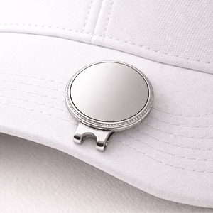 Cadeaux d'affaires : Supports vierges pour clip de chapeau de golf en métal, portables, étanches, avec logo personnalisé gravé - Product Image 4