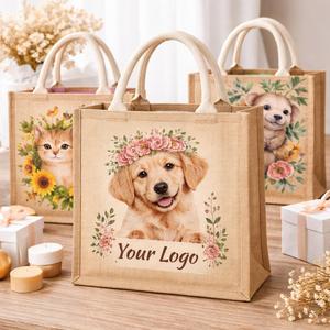 Nouveau Sac Fourre-tout en Toile de Coton Écologique 2026 pour Courses, Personnalisable avec Impression, Style Cadeaux Western, Logo Personnalisé - Product Image 1