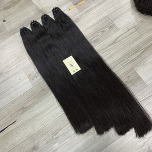 Vente en gros d'extensions de trame en lot noir naturel vietnamien de cheveux humains de l'usine vietnamienne - Product Image 6