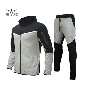 ชุดวอร์มเสื้อสวมหัวแบบสวมหัวแบบเรียบสี่ทางระบายอากาศได้ดีเป็นมิตรกับสิ่งแวดล้อมไซส์ใหญ่พิเศษสำหรับฤดูหนาว - Product Image 1